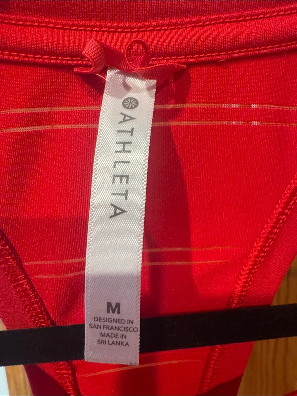 Athleta Red Racerback Tank Top - Picture 2 of 4